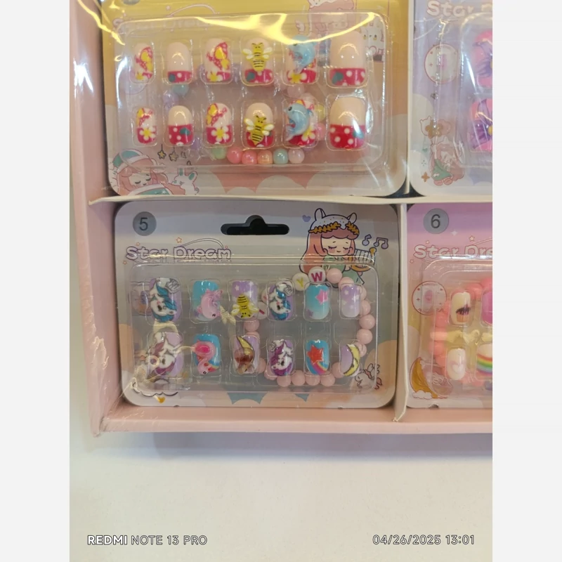 ناخن مصنوعی کودکان (پس کرایه)