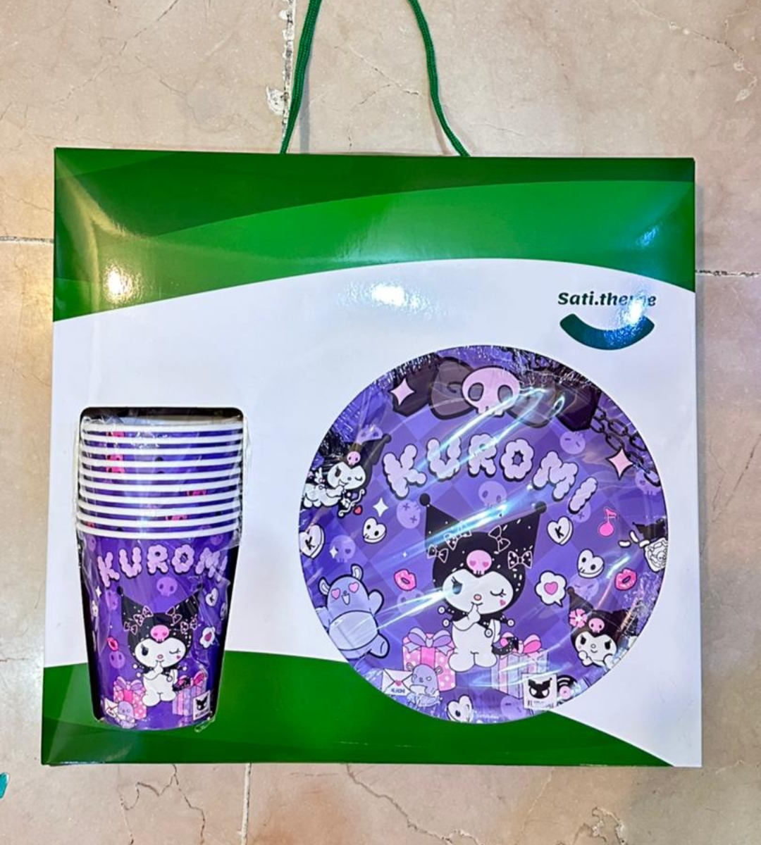 بشقاب و لیوان و چنگال 10 عددی کرومی