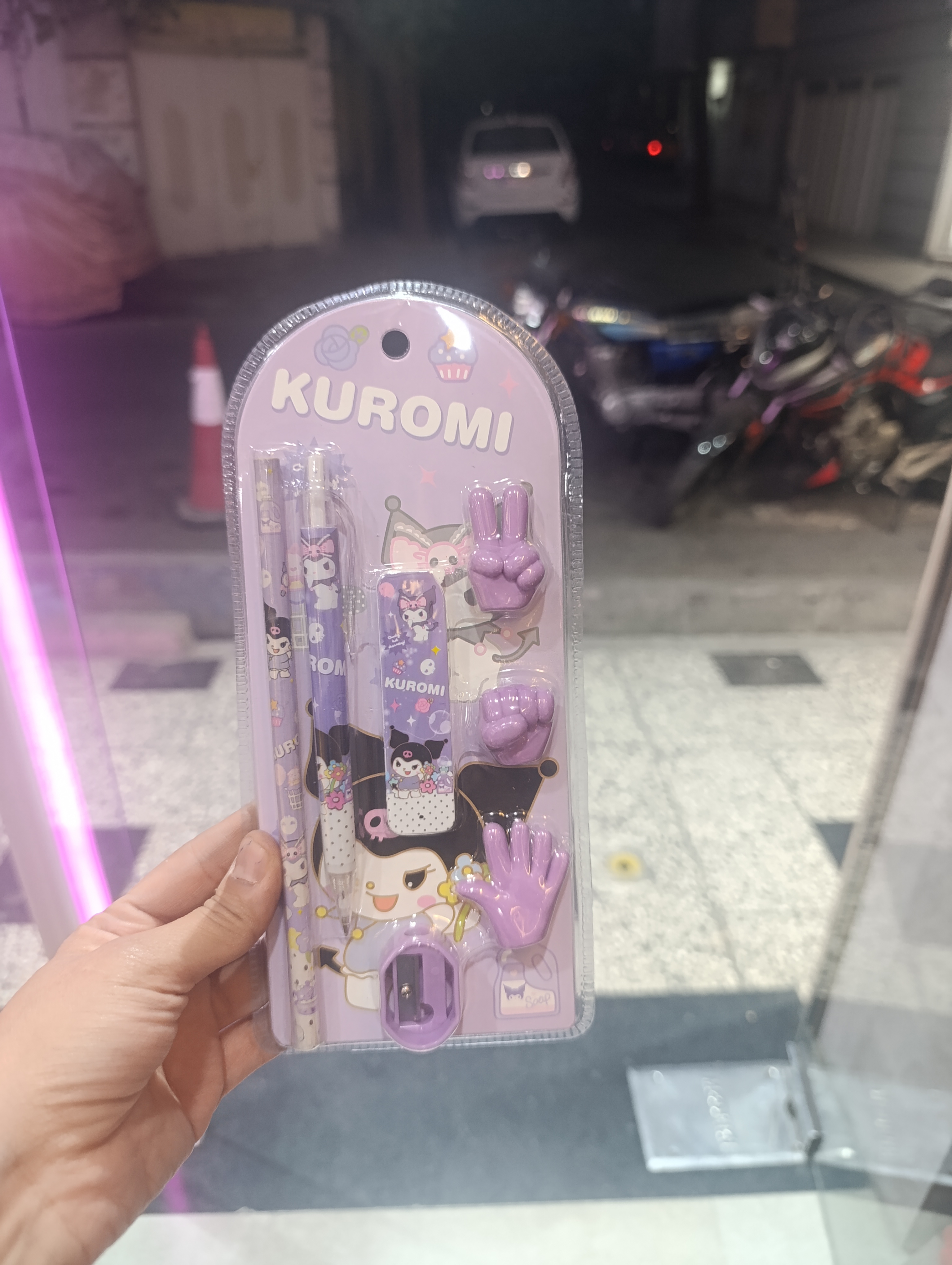 پک لوازم تحریر کرومی